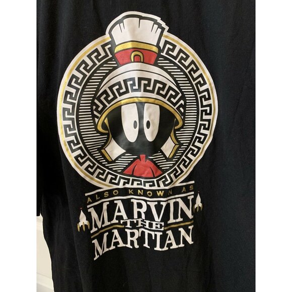 Looney Tunes Marvin The Martian‎ Men’s Sz 3XL Black Graphic T Shirt